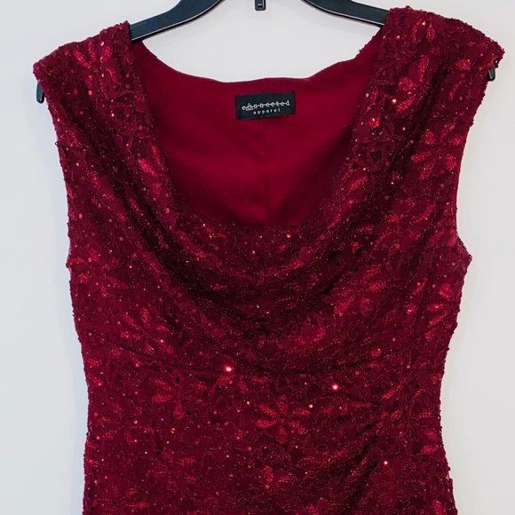 Sparkly Red Dress - Picture 2 of 3